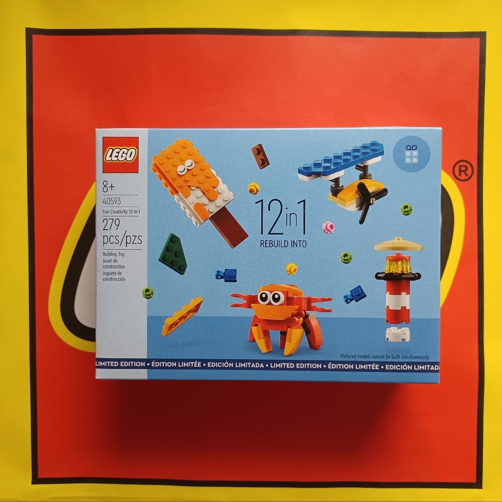40593 LEGO Fun Creativity 12-in-1. New Retired